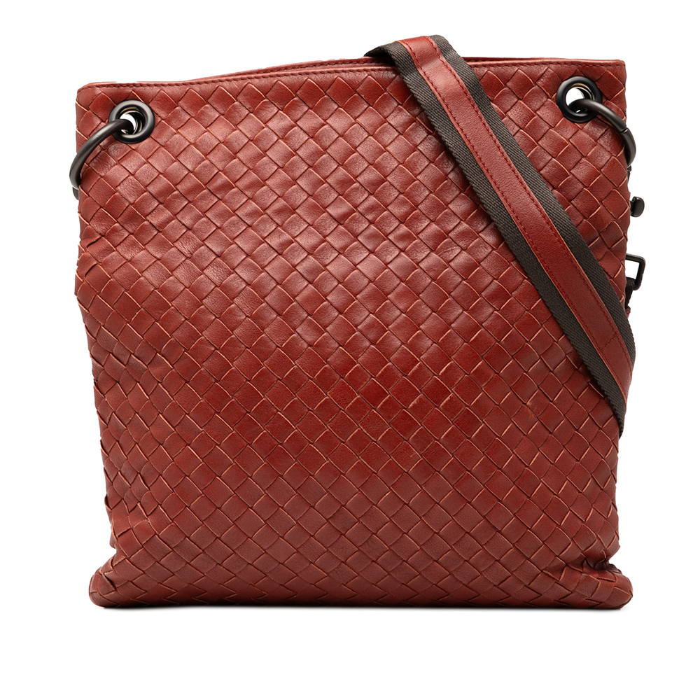 Pre-Loved Bottega Veneta Leather Intrecciato Crossbody - Picture 1 of 7